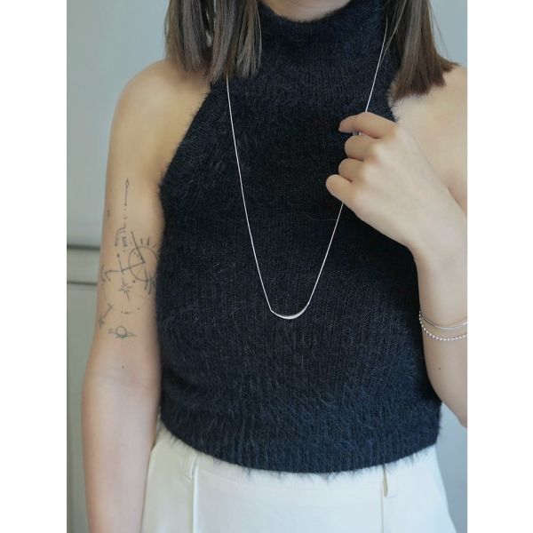 微笑 抽拉 毛衣鍊 