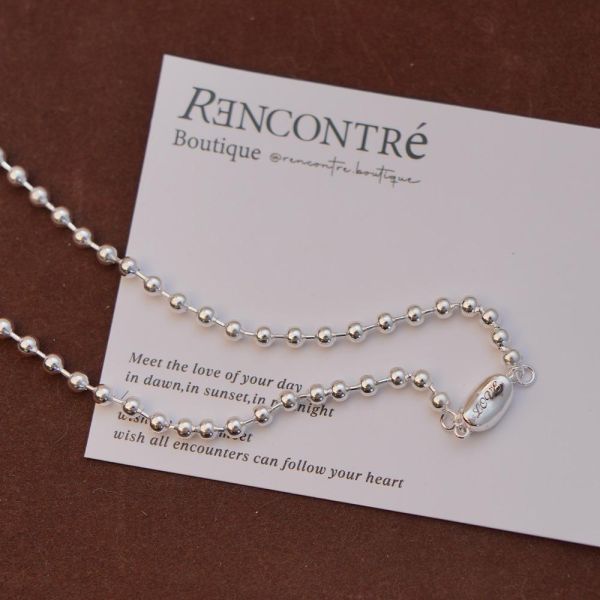 𝑳𝒐𝒗𝒆小圓豆 純銀圓珠項鍊 