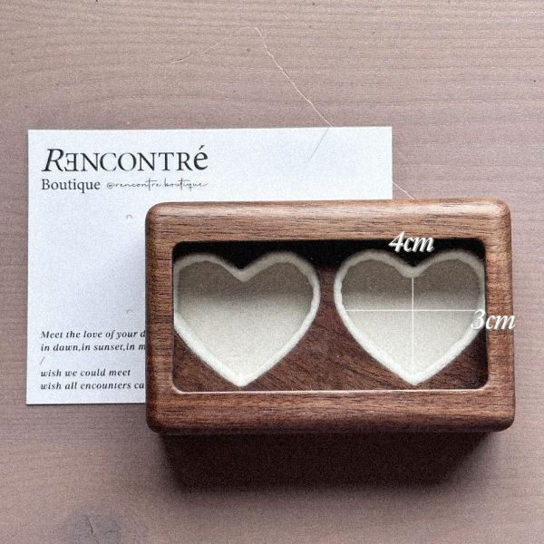 質感實木迷你飾品盒 