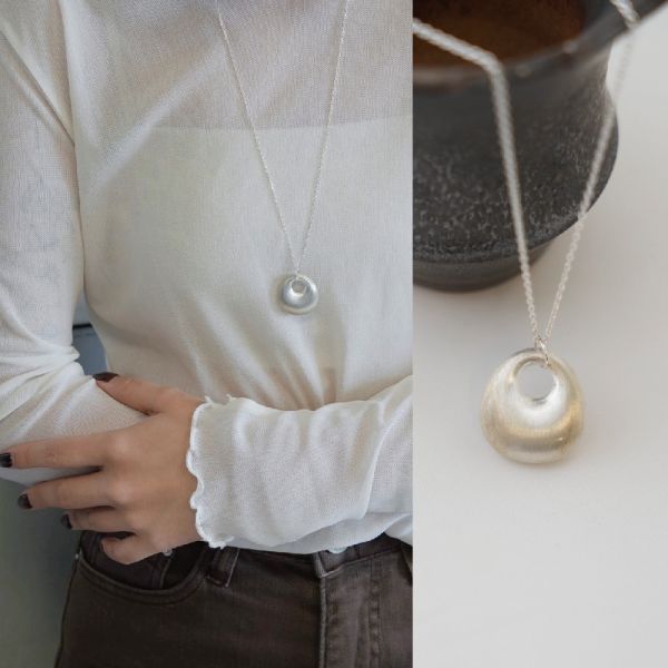 韓國KOL同款 小包包拉絲項鍊 