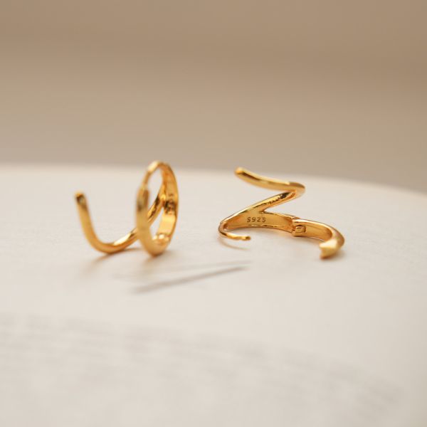 率性線條 純銀易扣耳環 韓系純銀耳環,S925抗敏耳釘,女生氣質耳環推薦,小巧純銀耳環,抗敏耳環不過敏,百搭日常耳環,簡約韓系耳飾