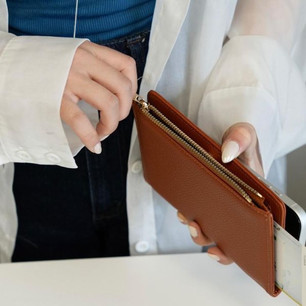 【手感超柔軟】質感最高 荔枝紋皮 RFID 防盜刷護照夾 