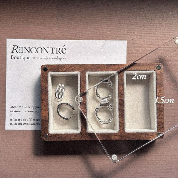 質感實木迷你飾品盒 