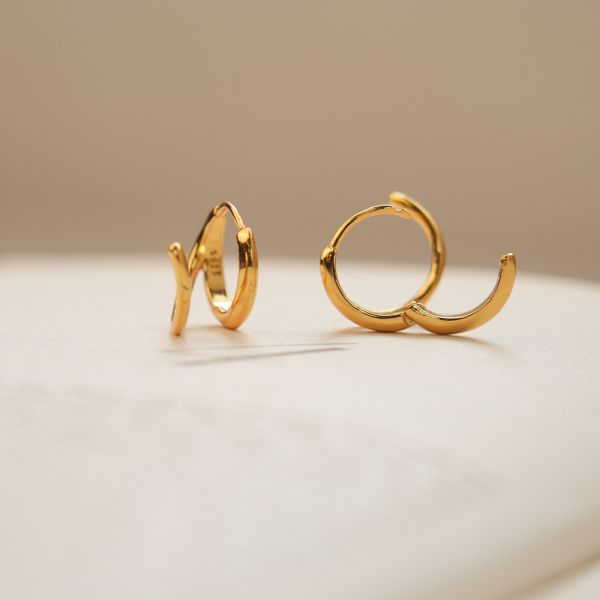 率性線條 純銀易扣耳環 韓系純銀耳環,S925抗敏耳釘,女生氣質耳環推薦,小巧純銀耳環,抗敏耳環不過敏,百搭日常耳環,簡約韓系耳飾