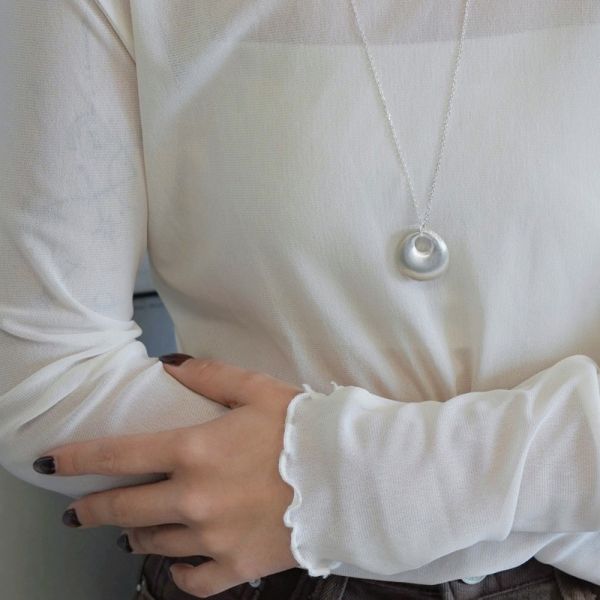 韓國KOL同款 小包包拉絲項鍊 