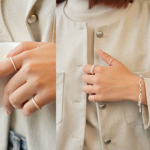 全碼！純銀古法霧面戒指 韓系純銀戒指,S925抗敏戒指,開口戒指推薦,尾戒防小人,情侶對戒 純銀,疊戴戒指風格,簡約細戒 日常百搭,女生純銀戒指推薦
