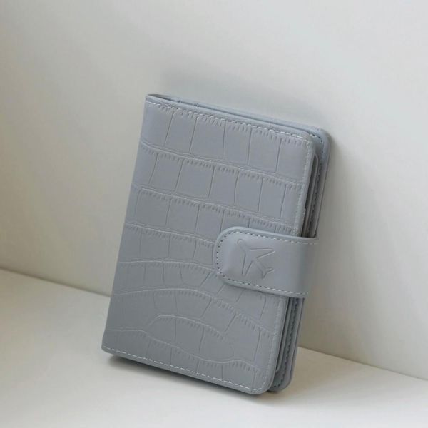 鱷魚皮紋 多功能 護照夾 