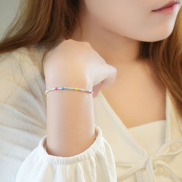 小寶寶的多巴胺 純銀彈性手鍊 