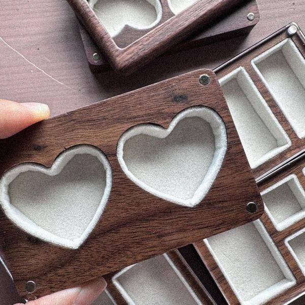 質感實木迷你飾品盒 