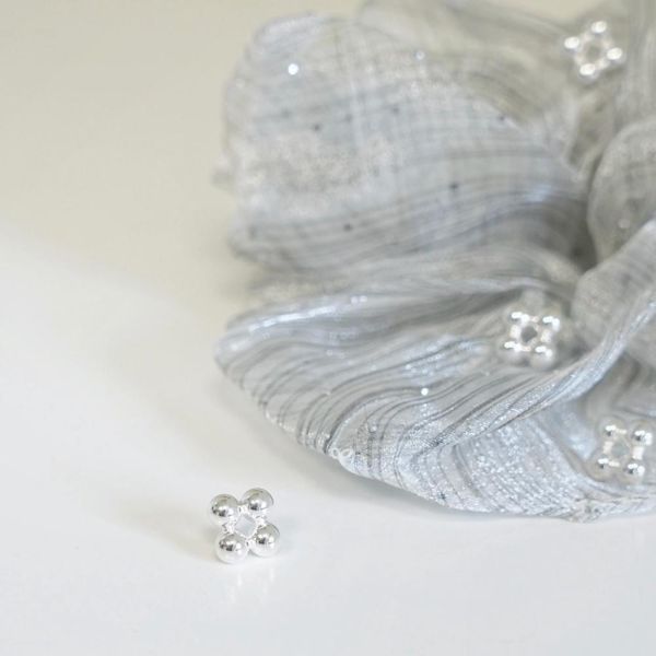 立體復古四圓珠耳釘 