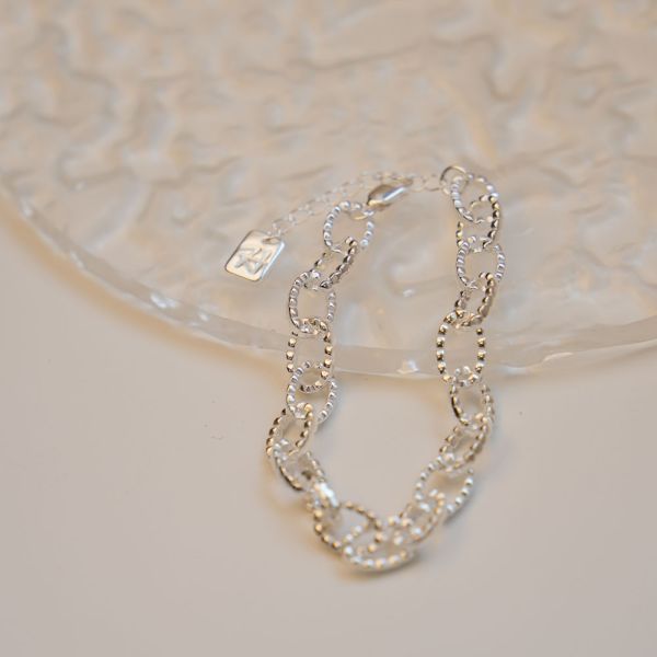 重工厚磅 圈圈純銀手鍊 韓系純銀手鍊,S925抗敏手環,簡約手鍊推薦,女生日常百搭手鍊,情侶手鍊純銀,姐妹手鍊禮物,純銀手環,韓系風格,個性手鍊推薦