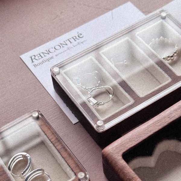 質感實木迷你飾品盒 