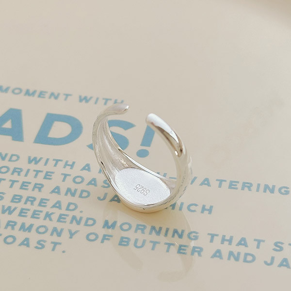 泰迪熊玩偶 寬寬的！開口戒指 