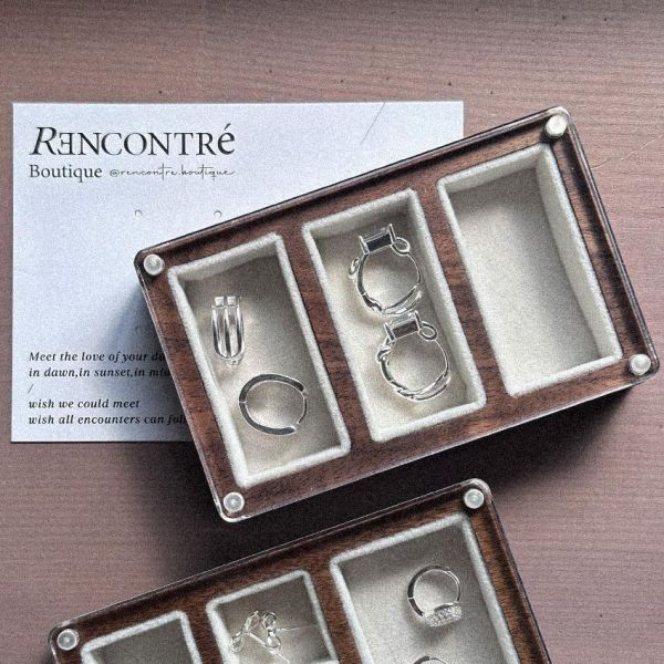 質感實木迷你飾品盒 