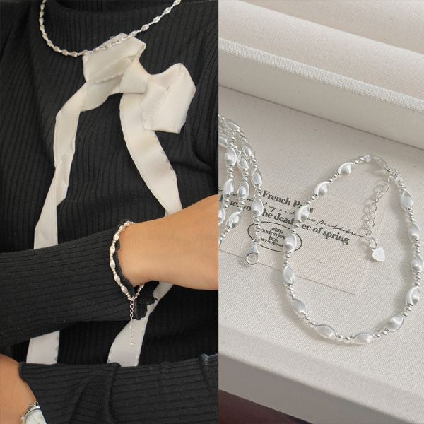 高級感滿滿！橄欖貓眼 純銀手鍊 項鍊 韓系純銀手鍊,S925抗敏手環,簡約手鍊推薦,女生日常百搭手鍊,情侶手鍊純銀,姐妹手鍊禮物,純銀手環,韓系風格,個性手鍊推薦