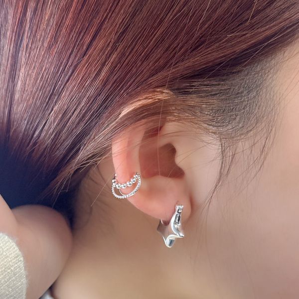 月光仙子 純銀耳骨夾 單支售 