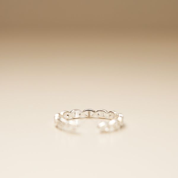 簍空小豬鼻 純銀戒指 