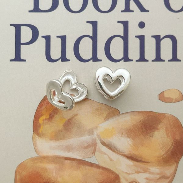 大大的愛心！易扣耳環 韓系純銀耳環,S925抗敏耳釘,女生氣質耳環推薦,小巧純銀耳環,抗敏耳環不過敏,百搭日常耳環,簡約韓系耳飾