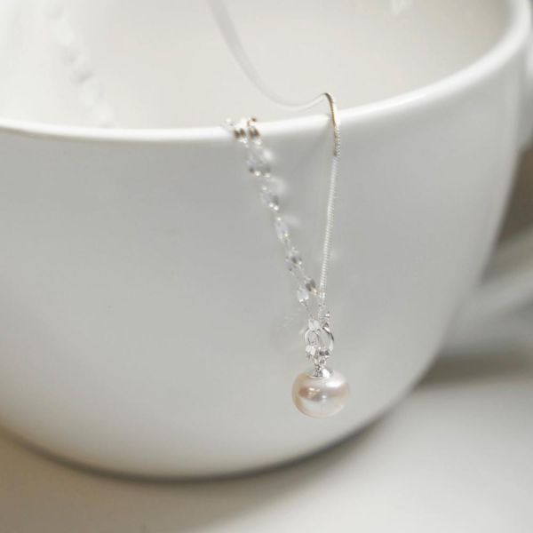 雙鍊淡水珍珠 純銀項鍊 