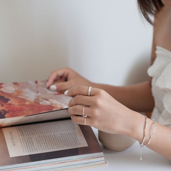 超閃菱格切面戒指 