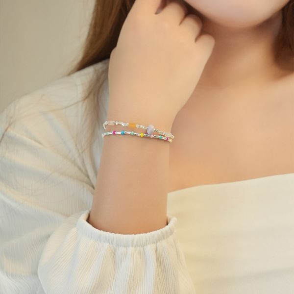 小寶寶的多巴胺 純銀彈性手鍊 