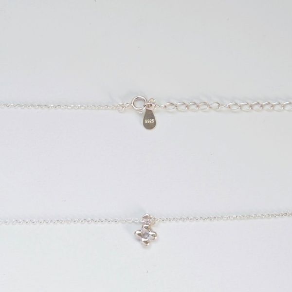 圓珠十字架項鍊 