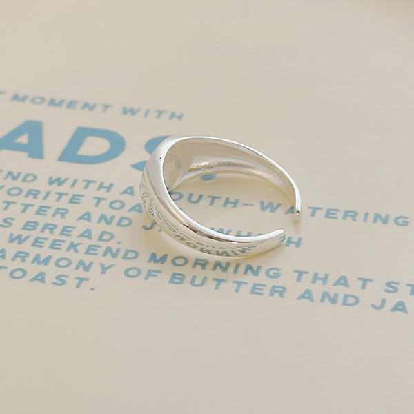 泰迪熊玩偶 寬寬的！開口戒指 