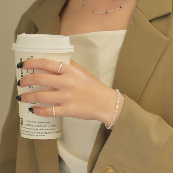 真的很亮 ! 防小人轉運戒 韓系純銀戒指,S925抗敏戒指,開口戒指推薦,尾戒防小人,情侶對戒 純銀,疊戴戒指風格,簡約細戒 日常百搭,女生純銀戒指推薦