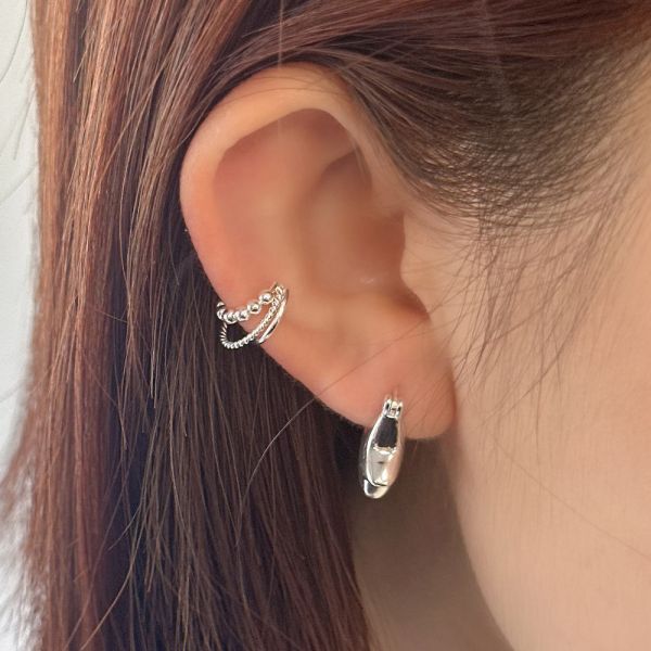 月光仙子 純銀耳骨夾 單支售 