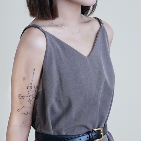 韓系串珠鎖骨鏈 