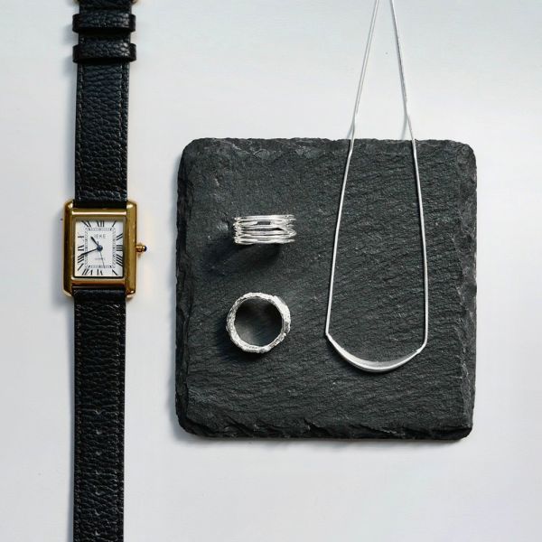 熔岩紋理 個性款 戒指 