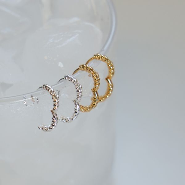 氣質小麻繩 易扣耳環 韓系純銀耳環,S925抗敏耳釘,女生氣質耳環推薦,小巧純銀耳環,抗敏耳環不過敏,百搭日常耳環,簡約韓系耳飾