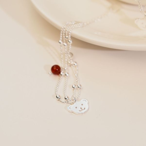 童話小熊熊手鍊 韓系純銀手鍊,S925抗敏手環,簡約手鍊推薦,女生日常百搭手鍊,情侶手鍊純銀,姐妹手鍊禮物,純銀手環,韓系風格,個性手鍊推薦