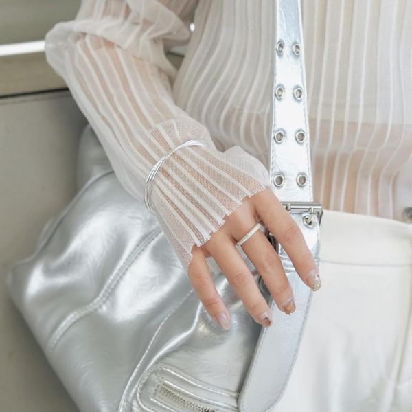 美到翻！疊戴高級感美鑽系列 純銀戒指 