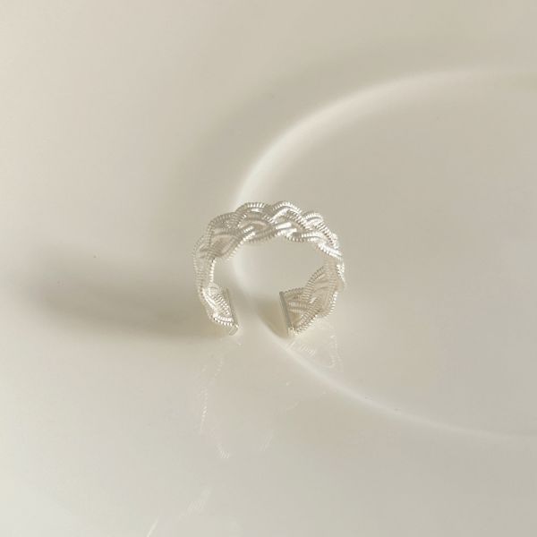 浪漫編織 純銀耳骨夾 單支售 