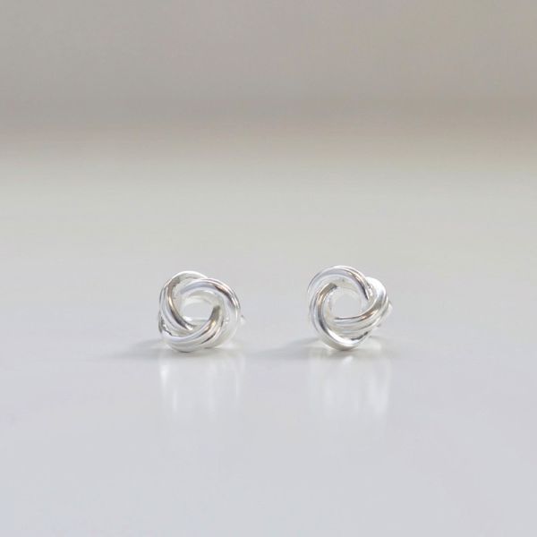 設計感 麻花 易扣 耳環 