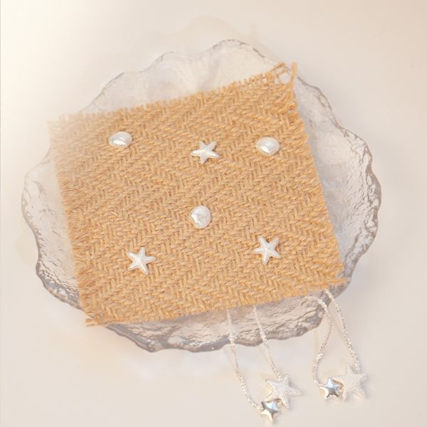 沙灘浪漫 貝殼海星 純銀耳釘 韓系純銀耳環,S925抗敏耳釘,女生氣質耳環推薦,小巧純銀耳環,抗敏耳環不過敏,百搭日常耳環,簡約韓系耳飾