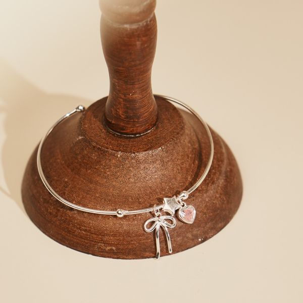 超極細！公主蝴蝶結 純銀手環 韓系純銀手鍊,S925抗敏手環,簡約手鍊推薦,女生日常百搭手鍊,情侶手鍊純銀,姐妹手鍊禮物,純銀手環,韓系風格,個性手鍊推薦