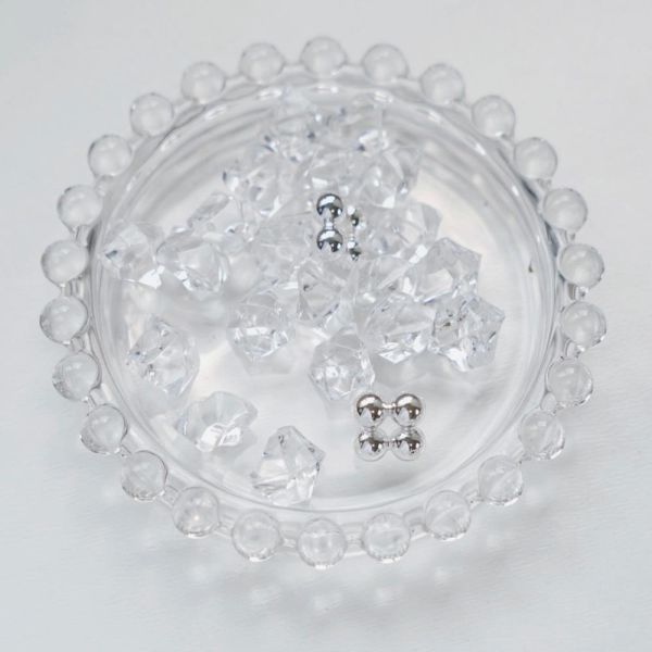 立體復古四圓珠耳釘 