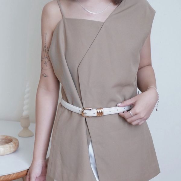 超好看!! 高級感真皮皮帶 