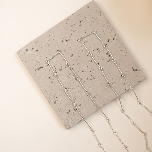 極細！骨頭串接 純銀項鍊 韓系純銀項鍊,S925鎖骨鍊推薦,女生百搭項鍊,韓系氣質鎖骨鍊,抗敏項鍊推薦,日常穿搭項鍊