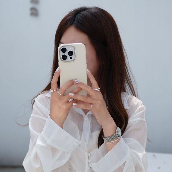 搭什麼都可以! 簡約開口雙圈戒指 