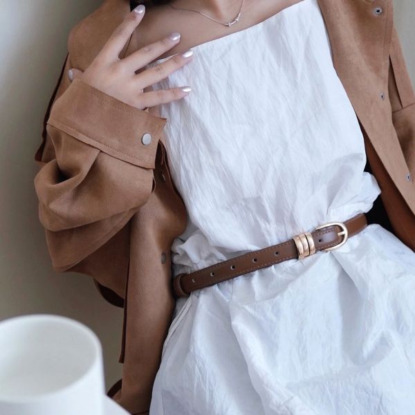 超好看!! 高級感真皮皮帶 