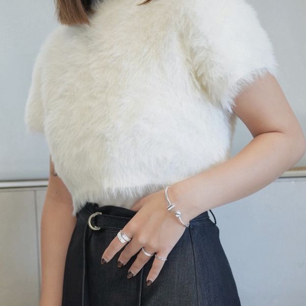 熔岩紋理 個性款 戒指 