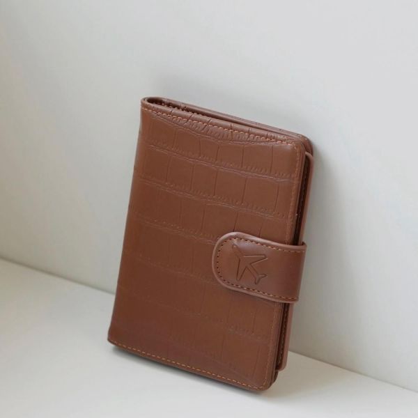 鱷魚皮紋 多功能 護照夾 