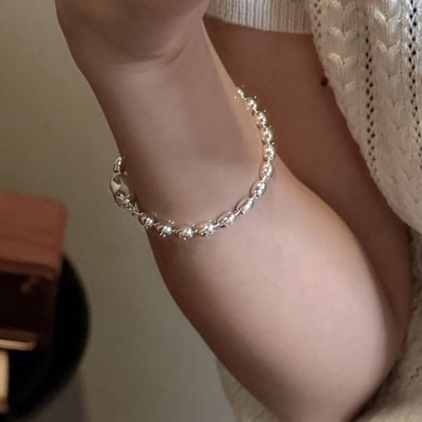 厚磅米粒！質感元寶扣 亮光滿滿純銀手鍊 韓系純銀手鍊,韓系純銀手鍊,S925抗敏手環,簡約手鍊推薦,女生日常百搭手鍊,情侶手鍊純銀,姐妹手鍊禮物,純銀手環,韓系風格,個性手鍊推薦,S925抗敏手環,簡約手鍊推薦