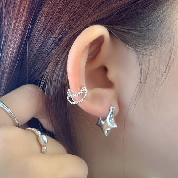 月光仙子 純銀耳骨夾 單支售 