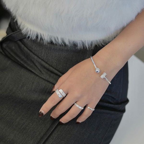 熔岩紋理 個性款 戒指 