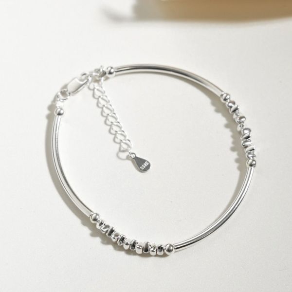 高级感碎銀小圓珠手鍊 