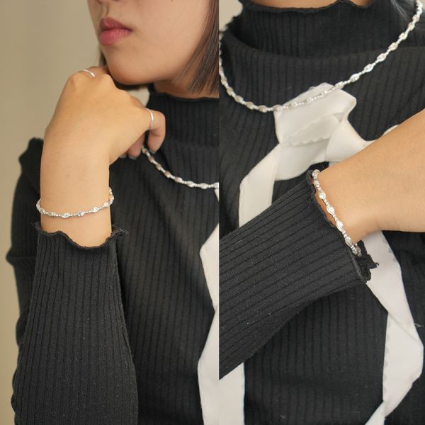 高級感滿滿！橄欖貓眼 純銀手鍊 項鍊 韓系純銀手鍊,S925抗敏手環,簡約手鍊推薦,女生日常百搭手鍊,情侶手鍊純銀,姐妹手鍊禮物,純銀手環,韓系風格,個性手鍊推薦